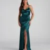 Windsor. Kimia Formal Satin Wrap Gown -Formal Dresses Online Shop 05002 1603 1
