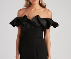 Windsor. Daphne Formal Ruffled Mermaid Dress -Formal Dresses Online Shop 05002 1655 3