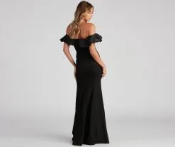 Windsor. Daphne Formal Ruffled Mermaid Dress -Formal Dresses Online Shop 05002 1655 4