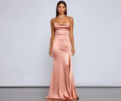 Windsor. Bristol Formal Satin Lace-Up Dress -Formal Dresses Online Shop 05002 1691 2