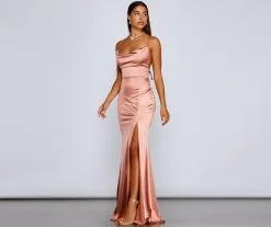 Windsor. Bristol Formal Satin Lace-Up Dress -Formal Dresses Online Shop 05002 1691 3 1