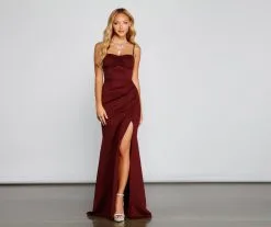 Windsor. Emerson Formal High Slit Mermaid Dress