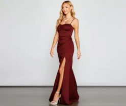 Windsor. Emerson Formal High Slit Mermaid Dress -Formal Dresses Online Shop 05002 1714 4