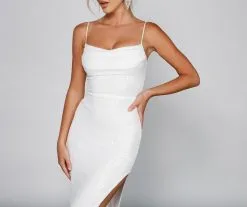 Windsor. Fatima Sequin Cowl Neck Bodycon Formal Dress -Formal Dresses Online Shop 05002 1774 4