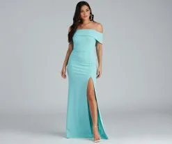 Windsor. Coralie Off Shoulder Front Slit Dress 39 Windsor. Coralie Off Shoulder Front Slit Dress -Formal Dresses Online Shop 05002 1819 1 8bf66714 6b96 4b27 b86c 8c2195a37dcb 1