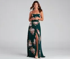 Windsor. Zen Floral Chiffon Dress 8 Windsor. Zen Floral Chiffon Dress -Formal Dresses Online Shop 05002 1845 3