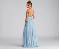 Windsor. Estrella Lace Trim A-Line Formal Dress -Formal Dresses Online Shop 05002 1887 2 833e91ff 6e16 4f1f 8101 bf895580b8a2 1