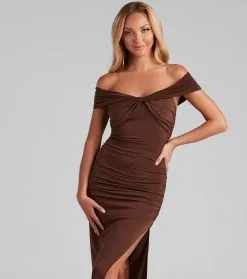 Windsor. Catalina Twist Front Maxi Formal Dress 10 Windsor. Catalina Twist Front Maxi Formal Dress -Formal Dresses Online Shop 05002 1972 4