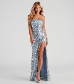 Windsor. Priya Formal Iridescent Sequin Scroll Dress -Formal Dresses Online Shop 05002 1978 1 4b7ad9e0 013a 4e7d b879 6c9f31881c61