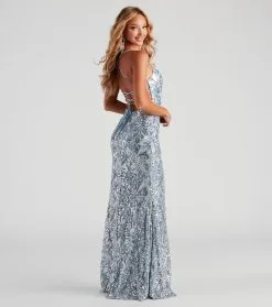 Windsor. Priya Formal Iridescent Sequin Scroll Dress -Formal Dresses Online Shop 05002 1978 2 f1a350b1 ff0c 4b34 8356 97e94b9dd354 1