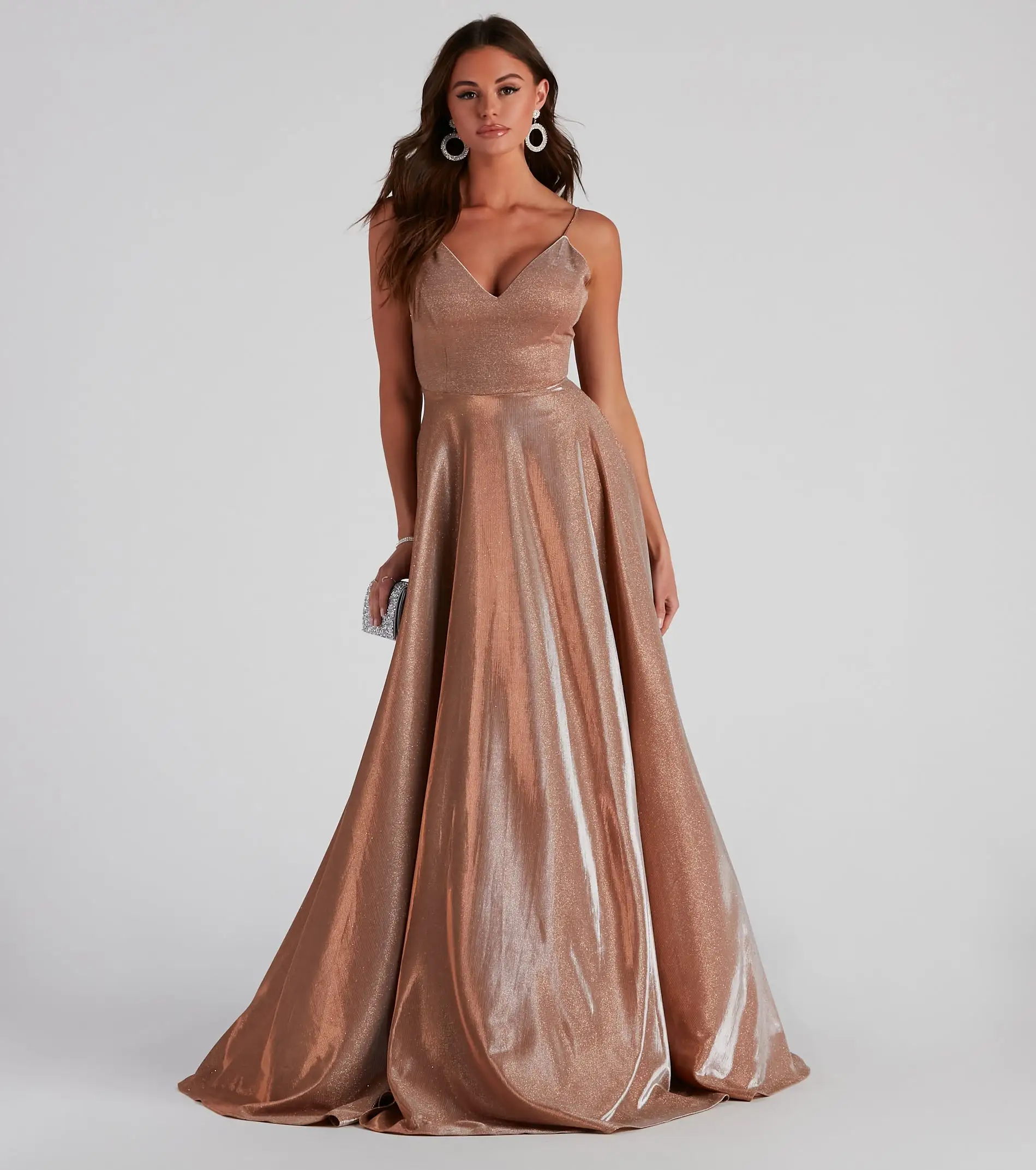 Windsor. Soleil Formal Open Back Glitter Dress 9 Windsor. Soleil Formal Open Back Glitter Dress - Image 7