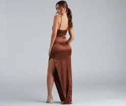 Windsor. Carmella High Slit Corset Dress 31 Windsor. Carmella High Slit Corset Dress -Formal Dresses Online Shop 05002 2017 2