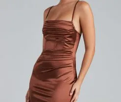 Windsor. Carmella High Slit Corset Dress 32 Windsor. Carmella High Slit Corset Dress -Formal Dresses Online Shop 05002 2017 3