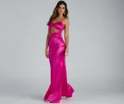 Windsor. Melanie Sleeveless Cutout Mermaid Dress -Formal Dresses Online Shop 05002 2037 4