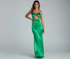 Windsor. Melanie Sleeveless Cutout Mermaid Dress -Formal Dresses Online Shop 05002 2042 1