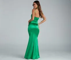 Windsor. Melanie Sleeveless Cutout Mermaid Dress -Formal Dresses Online Shop 05002 2042 2