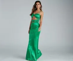 Windsor. Melanie Sleeveless Cutout Mermaid Dress -Formal Dresses Online Shop 05002 2042 4