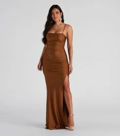 Windsor. Cece Formal Square Neck Long Dress -Formal Dresses Online Shop 05002 2069 1