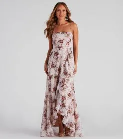 Windsor. Rue Formal Floral Wrap Dress
