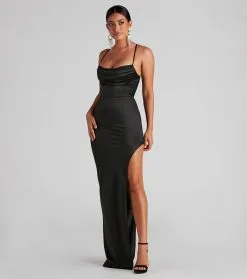 Windsor. Luna Formal High Slit Dress -Formal Dresses Online Shop 05002 2139 3 bc6cda06 6013 4f78 867c 5d5480e58931