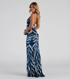 Windsor. Jailene Formal Sequin Halter Dress -Formal Dresses Online Shop 05002 2212 2 afc4ed5a 4141 4fc6 9e4b 4e904fe24694