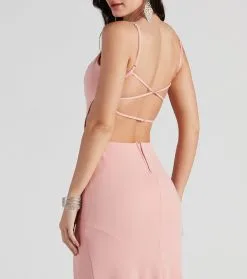 Windsor. Maves Formal High Slit Mermaid Dress -Formal Dresses Online Shop 05002 2244 5