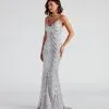 Windsor. Amy Formal Sequin V-Neck Long Dress 2 Windsor. Amy Formal Sequin V-Neck Long Dress -Formal Dresses Online Shop 05002 2258 1