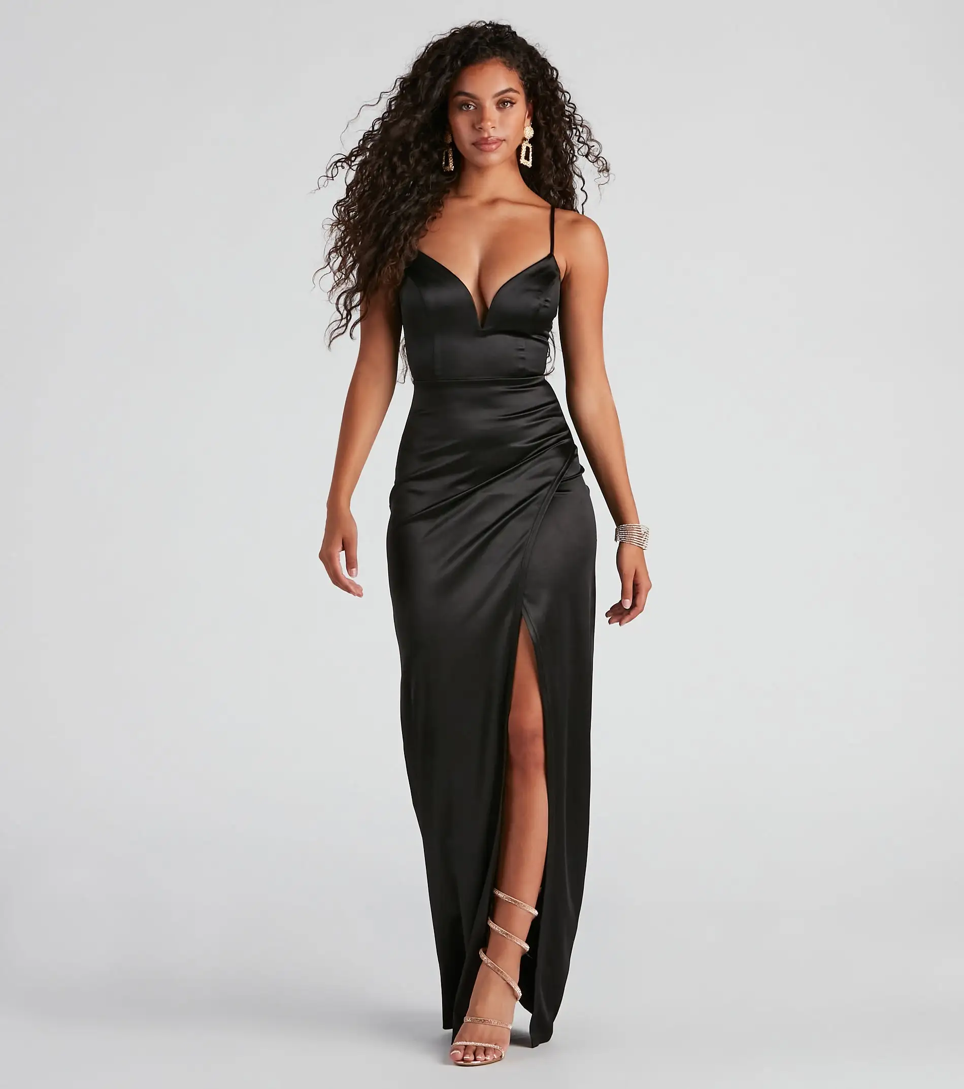 Windsor. Kairi Formal Satin A-Line Dress 9 Windsor. Kairi Formal Satin A-Line Dress - Image 7