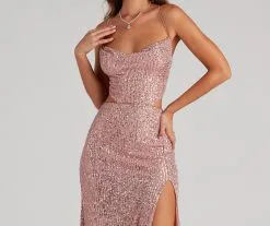 Windsor. Kristina Formal Sequin Cutout Dress -Formal Dresses Online Shop 05002 2260 4