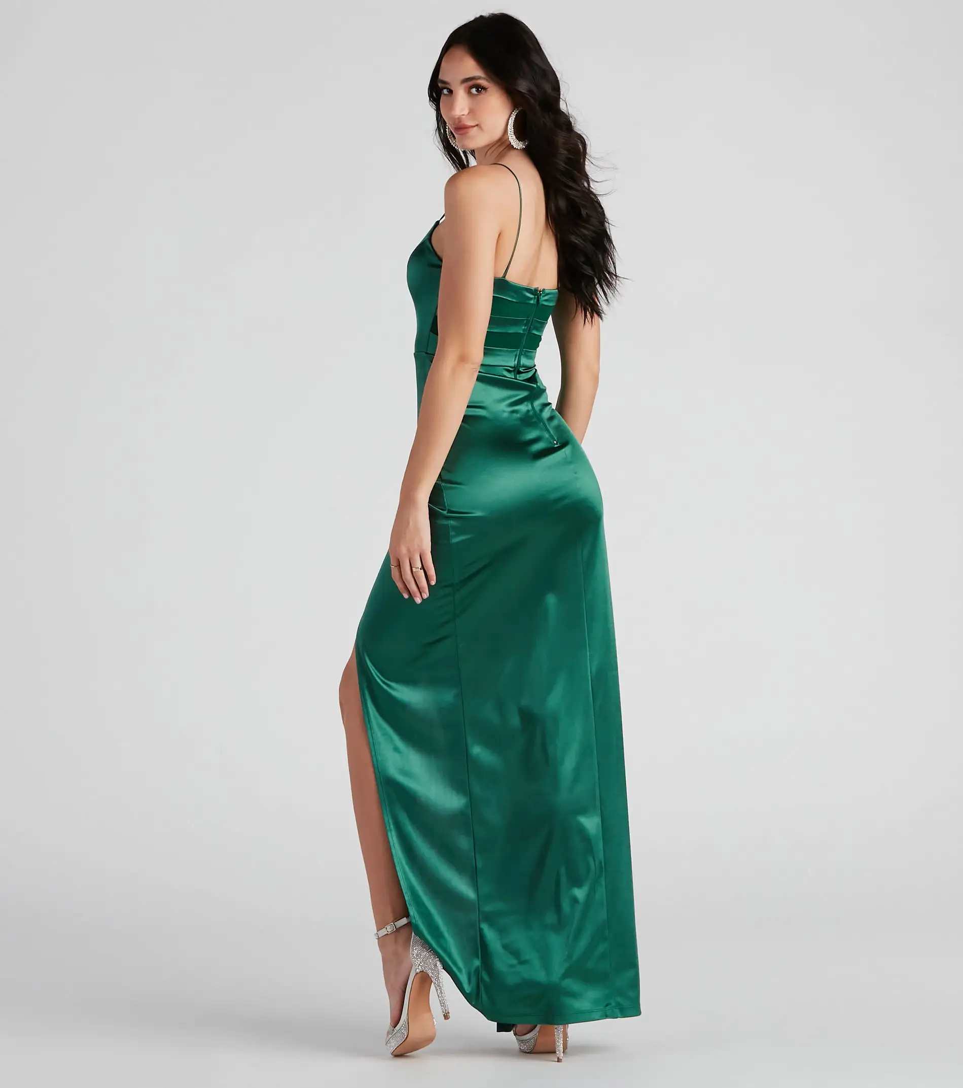 Windsor. Kairi Formal Satin A-Line Dress 4 Windsor. Kairi Formal Satin A-Line Dress - Image 2