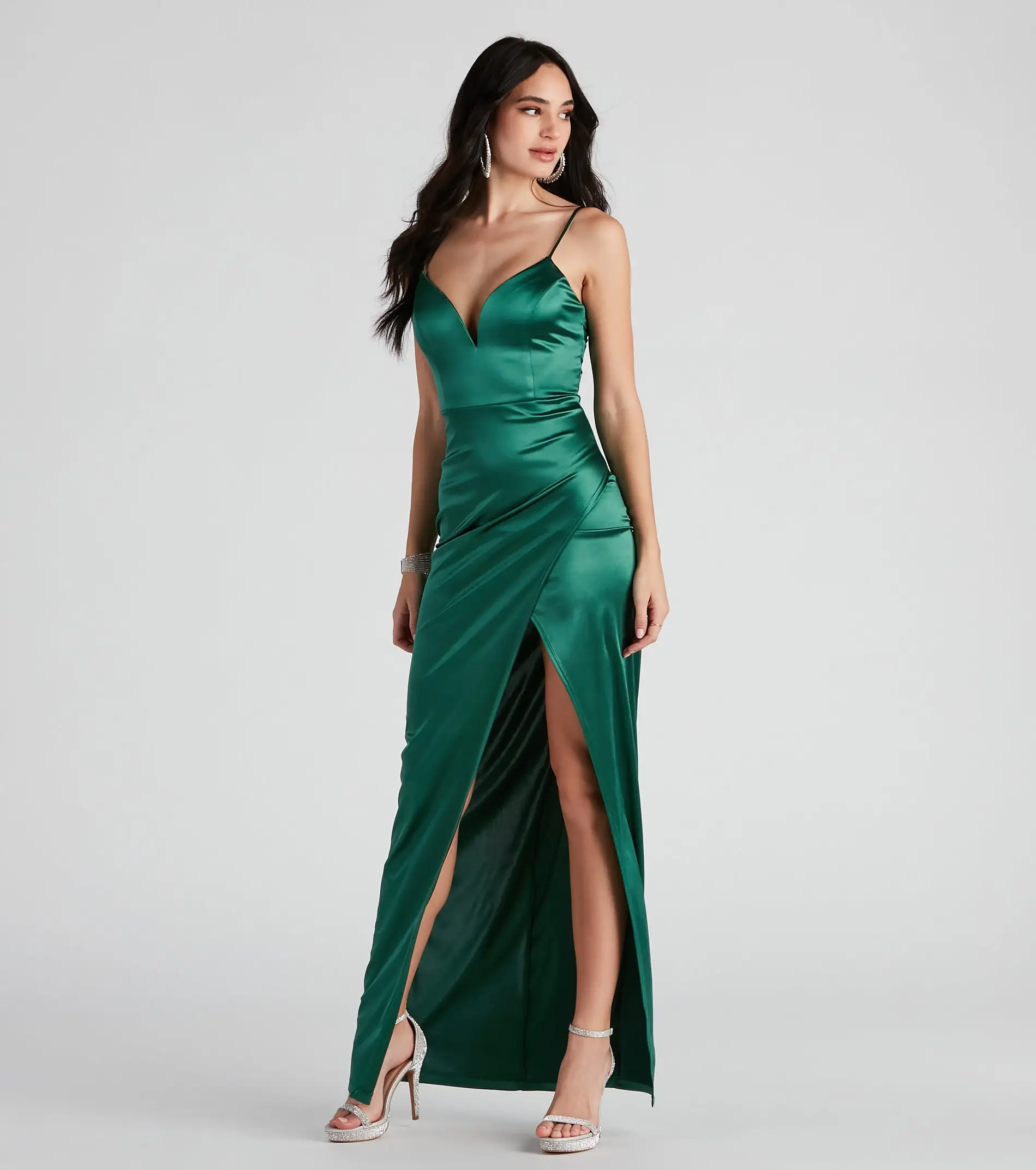 Windsor. Kairi Formal Satin A-Line Dress 5 Windsor. Kairi Formal Satin A-Line Dress - Image 3