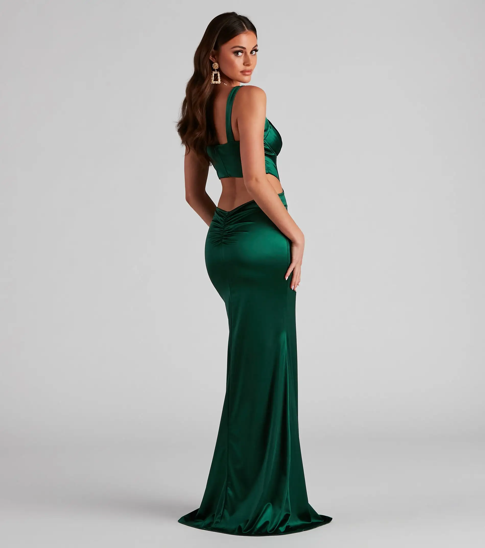 Windsor. Sloane Satin Corset Formal Dress 4 Windsor. Sloane Satin Corset Formal Dress - Image 2