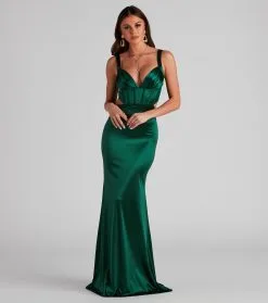 Windsor. Sloane Satin Corset Formal Dress 12 Windsor. Sloane Satin Corset Formal Dress -Formal Dresses Online Shop 05002 2314 3