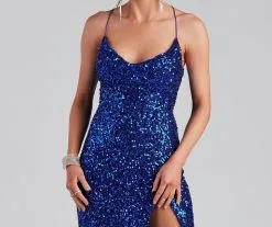 Windsor. Galilea Formal High Slit Sequin Dress 17 Windsor. Galilea Formal High Slit Sequin Dress -Formal Dresses Online Shop 05002 2321 4 4f1e0ce6 9430 47ce b29e e5a17c233c49 1