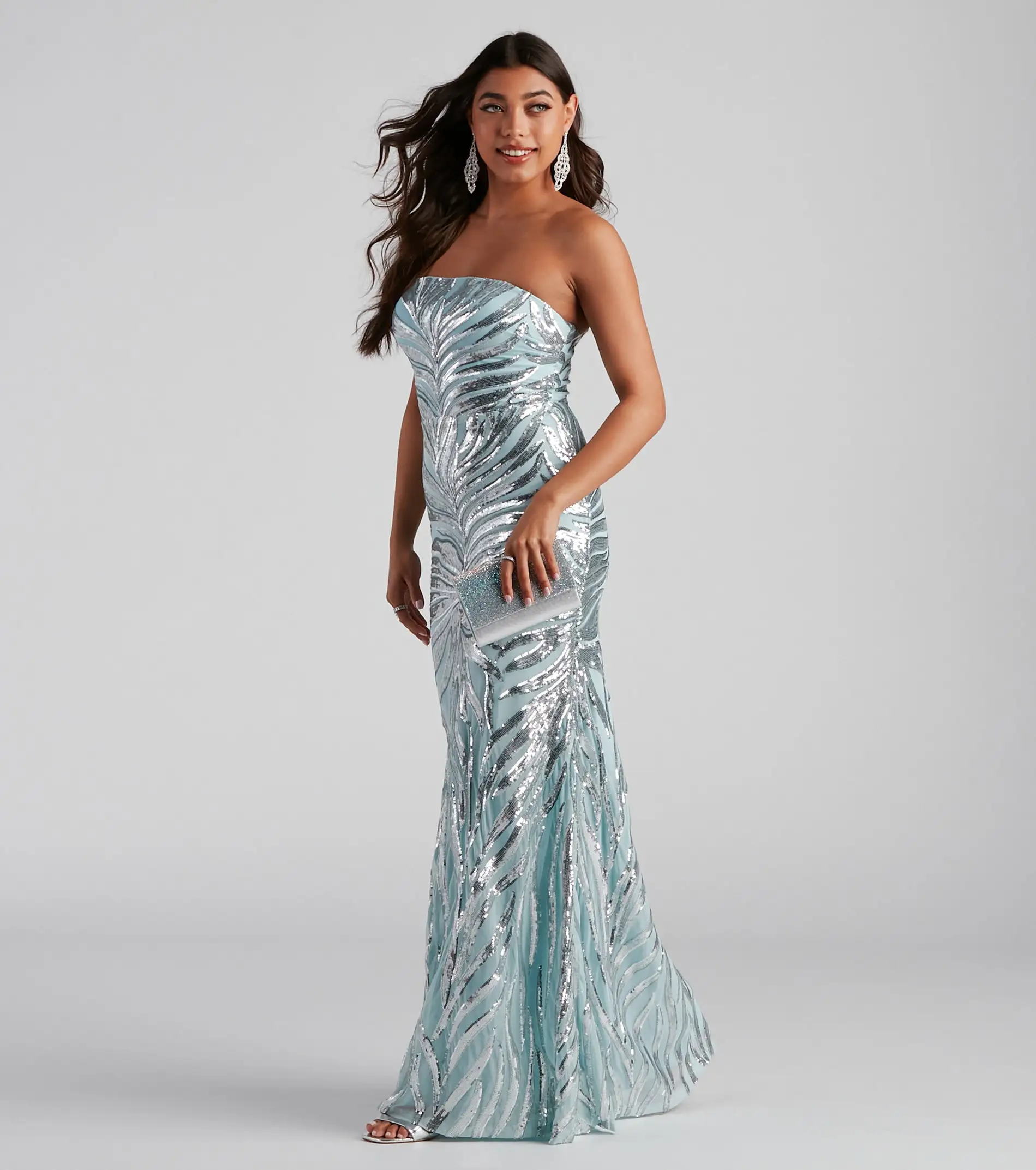 Windsor. Elliana Sequin Mermaid Dress 5 Windsor. Elliana Sequin Mermaid Dress - Image 3