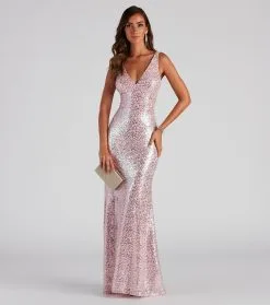Windsor. Wylla Formal Sequin Mermaid Dress