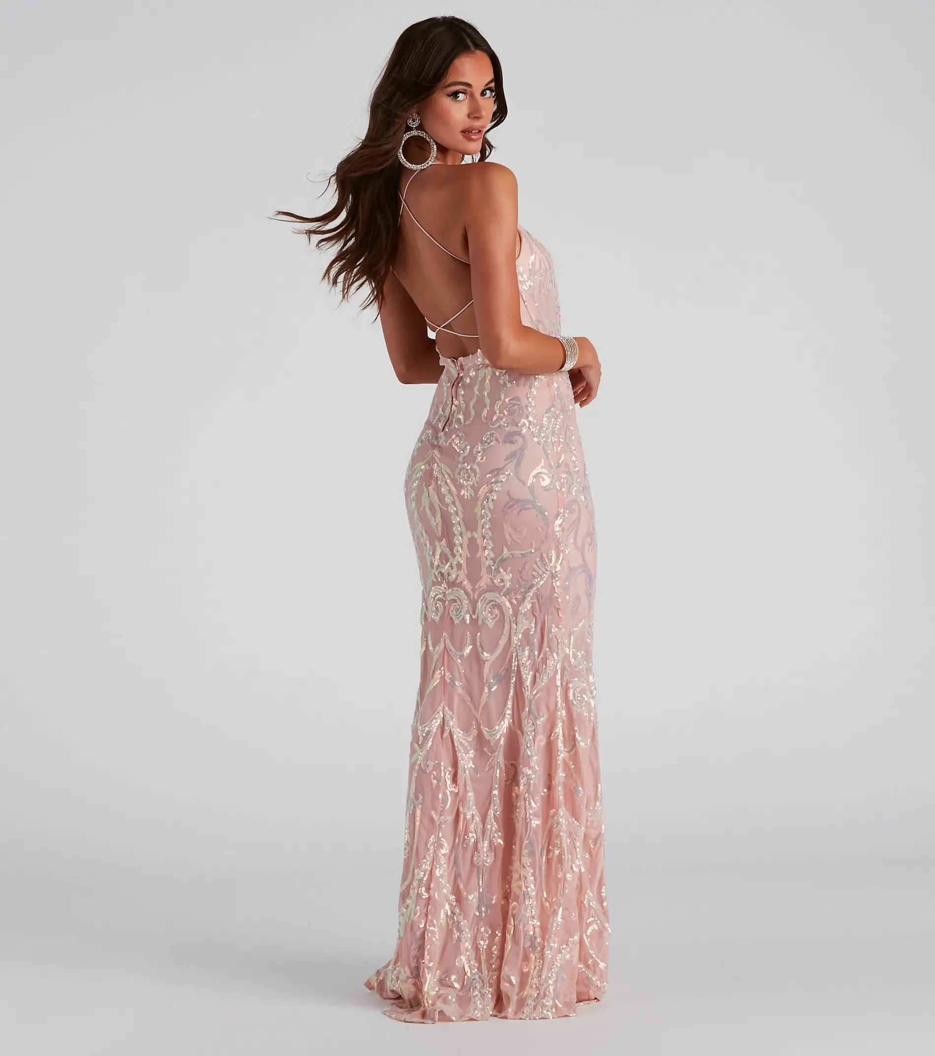 Windsor. Roxie Formal Sequin Long Dress 4 Windsor. Roxie Formal Sequin Long Dress - Image 2