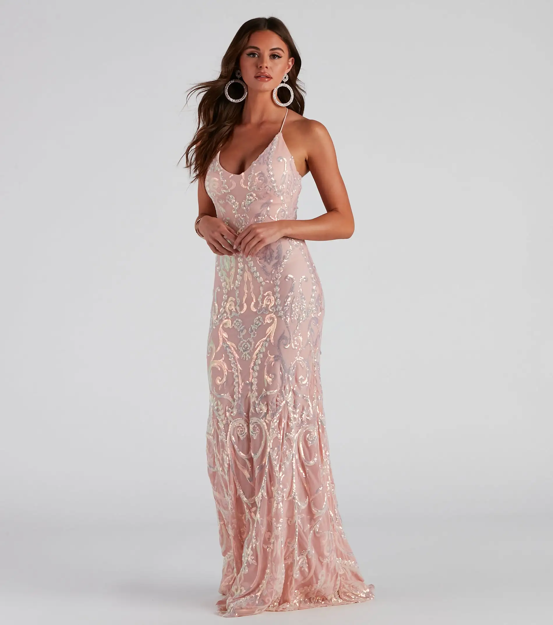 Windsor. Roxie Formal Sequin Long Dress 5 Windsor. Roxie Formal Sequin Long Dress - Image 3