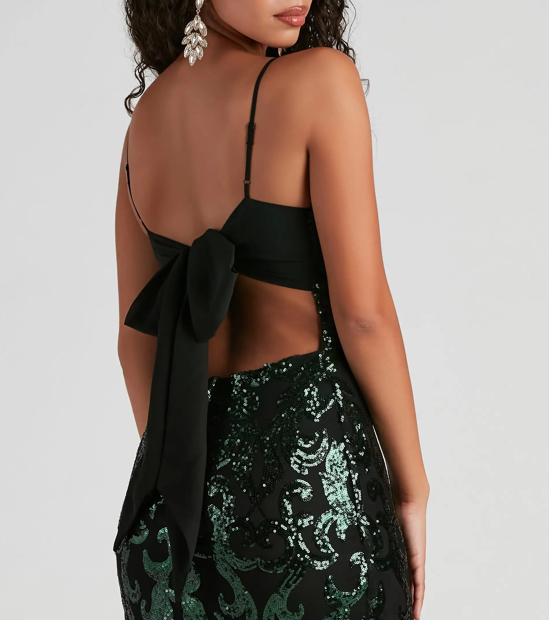 Windsor. Candice Formal Sequin Tie Dress 7 Windsor. Candice Formal Sequin Tie Dress - Image 5