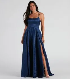 Windsor. Abby Floral Jacquard Ball Gown -Formal Dresses Online Shop 05002 2411 3