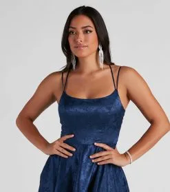 Windsor. Abby Floral Jacquard Ball Gown -Formal Dresses Online Shop 05002 2411 5