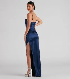 Windsor. Carmella High Slit Corset Dress 48 Windsor. Carmella High Slit Corset Dress -Formal Dresses Online Shop 05002 2416 3