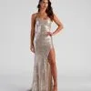 Windsor. Becka Formal Sequin Long Dress