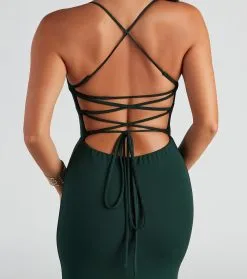 Windsor. Eden Formal Lace-Up Mermaid Dress -Formal Dresses Online Shop 05002 2424 4