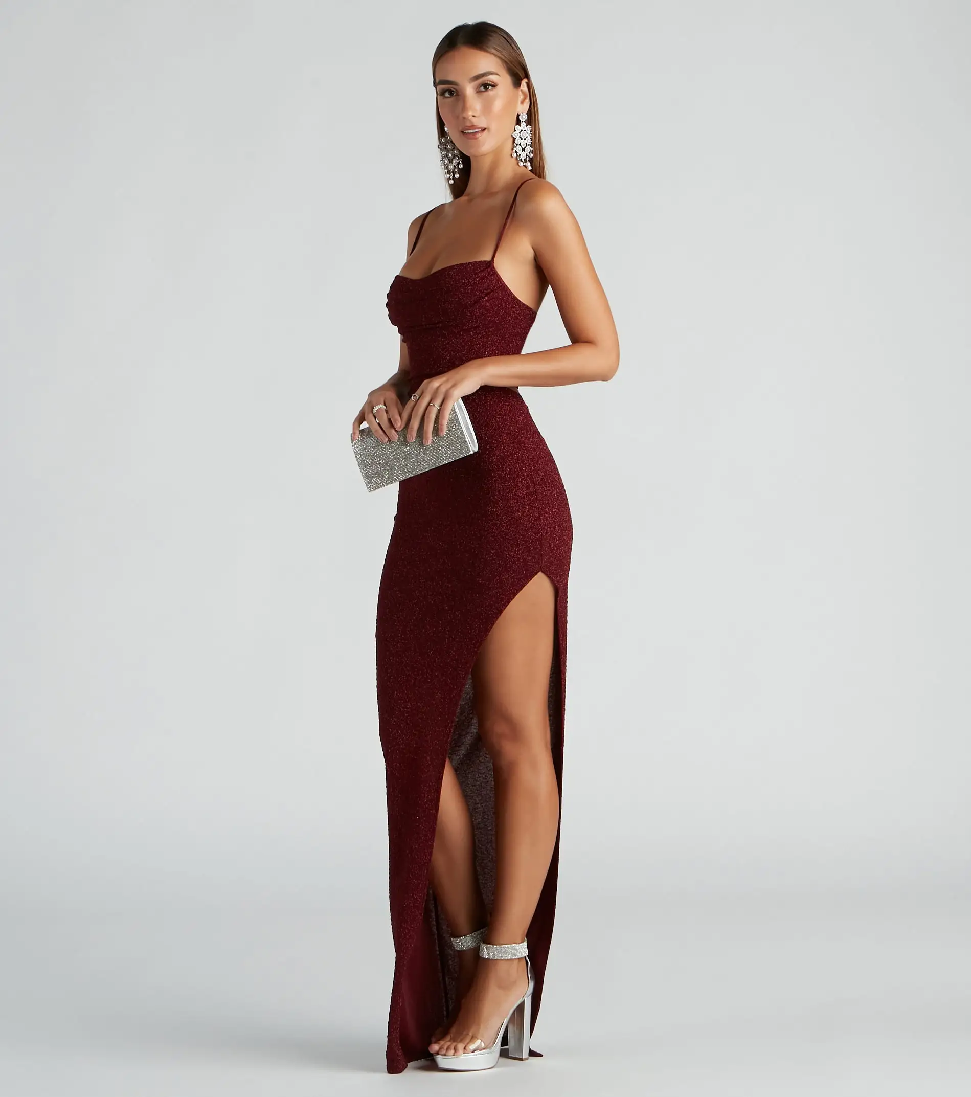 Windsor. Gloria Formal Glitter Long Dress 16 Windsor. Gloria Formal Glitter Long Dress - Image 14