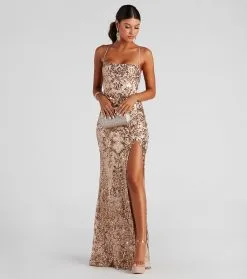Windsor. Kinsley Formal Sequin Mermaid Dress