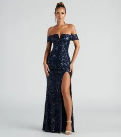 Windsor. Carter Sequin Scroll A-Line Formal Dress -Formal Dresses Online Shop 05002 2503 1 5564cf7e c318 4972 b145 fc5520319c52