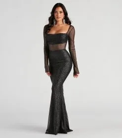Windsor. Matilda Formal Glitter Long Dress 16 Windsor. Matilda Formal Glitter Long Dress -Formal Dresses Online Shop 05002 2519 3