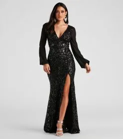 Windsor. Laurel Formal Sequin Mermaid Dress