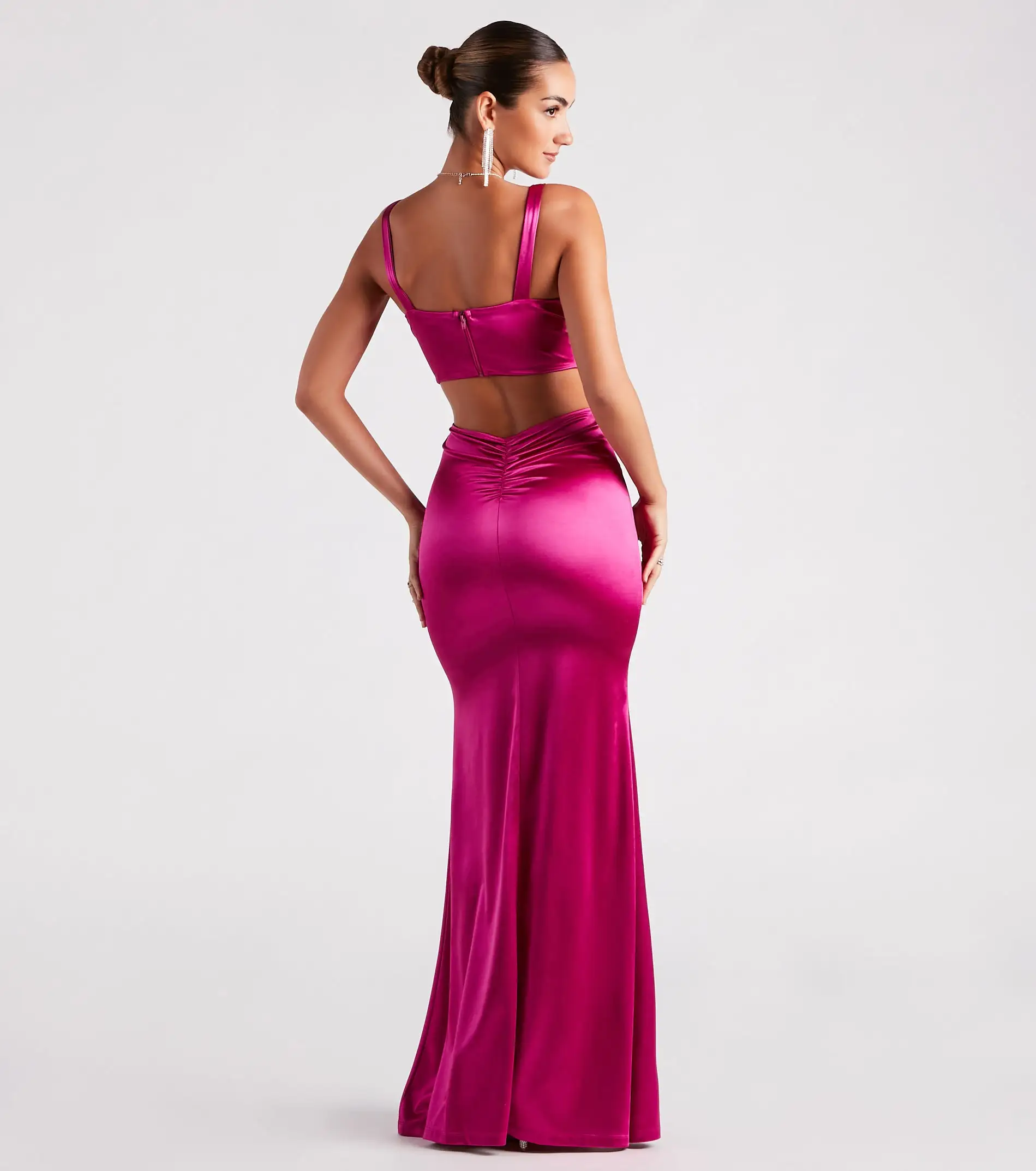 Windsor. Sloane Satin Corset Formal Dress 8 Windsor. Sloane Satin Corset Formal Dress - Image 6